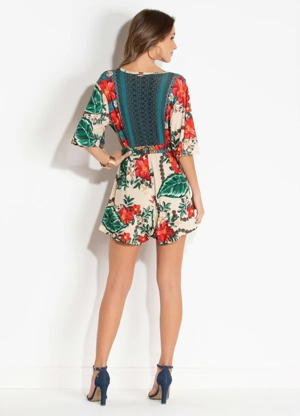 Quintess - Macaquinho Étnico com Decote V 4