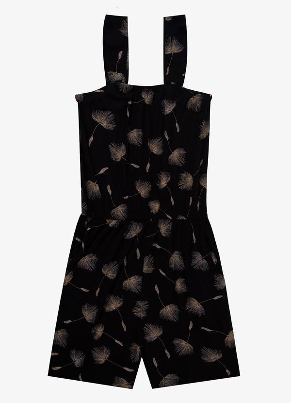 Infinita Cor - Macaquinho Feminino Curto Preto