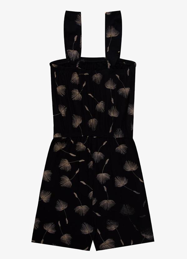 Infinita Cor - Macaquinho Feminino Curto Preto 2