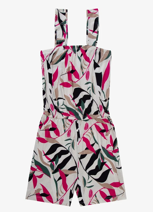 Infinita Cor - Macaquinho Feminino Curto Rosa