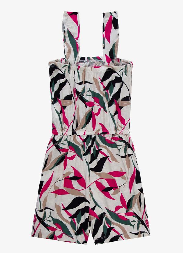 Infinita Cor - Macaquinho Feminino Curto Rosa 2