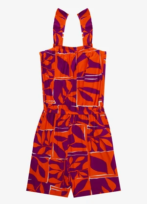 Infinita Cor - Macaquinho Feminino Curto Roxo - INFINITA COR