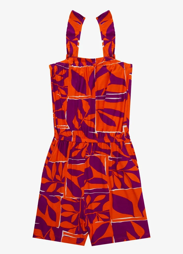 Infinita Cor - Macaquinho Feminino Curto Roxo