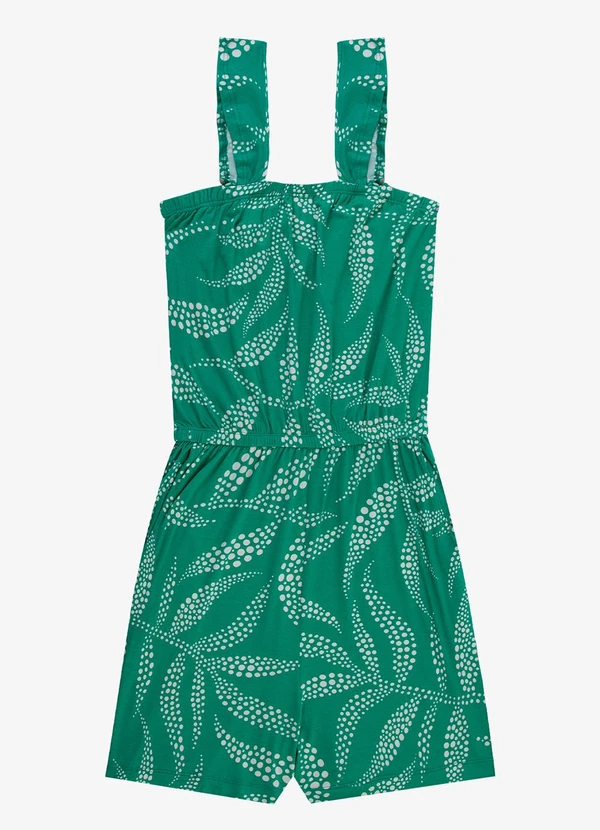 Infinita Cor - Macaquinho Feminino Curto Verde