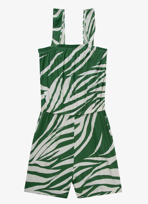 Infinita Cor - Macaquinho Feminino Curto Verde 1