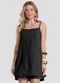 Dianna - Macaquinho Feminino em Linho Preto - variação: Preto