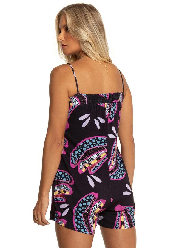 Endless - Macaquinho Feminino Estampado Preto 2