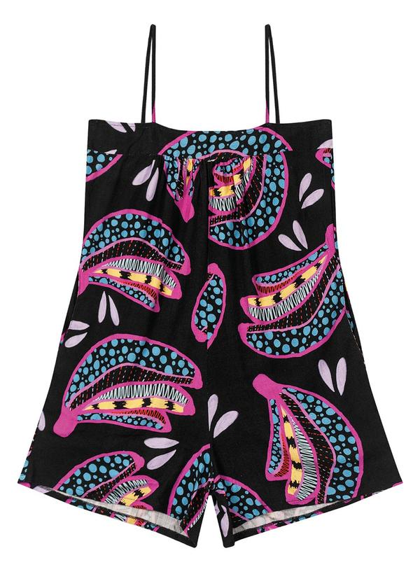 Endless - Macaquinho Feminino Estampado Preto 4