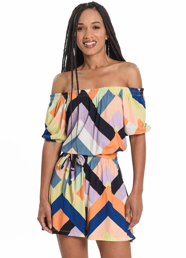 Endless - Macaquinho Feminino Estampado Roxo