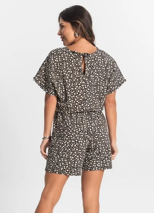 Select - Macaquinho Feminino Molicotton Preto - SELECT