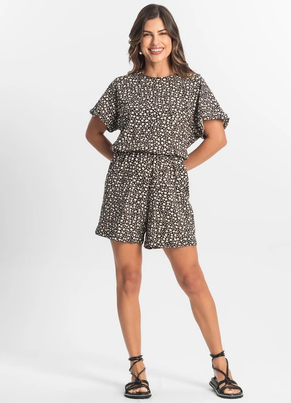 Select - Macaquinho Feminino Molicotton Preto 3