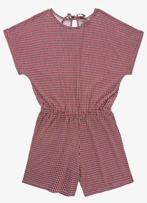 Infinita Cor - Macaquinho Feminino Vermelho - INFINITA COR