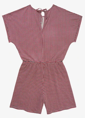 Infinita Cor - Macaquinho Feminino Vermelho - INFINITA COR