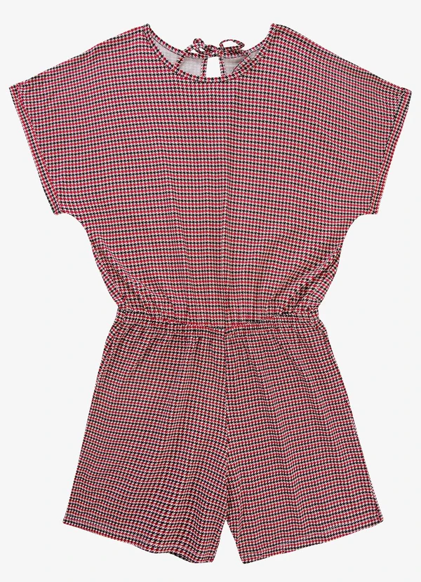 Infinita Cor - Macaquinho Feminino Vermelho