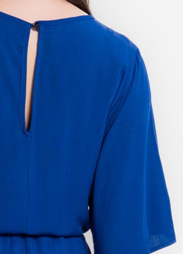 Infinita Cor - Macaquinho Feminino Viscose Azul 5