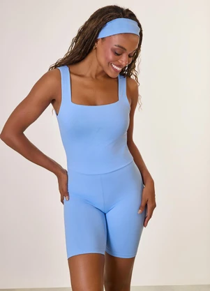 Naguchi Move - Macaquinho Fitness Azul - NAGUCHI MOVE