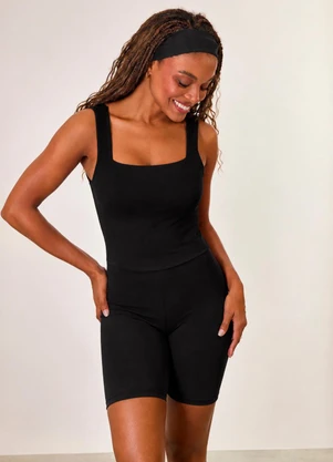 Naguchi Move - Macaquinho Fitness Preto - NAGUCHI MOVE