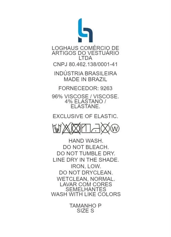 Quintess - Macaquinho Folhas Azul com Decote V 9