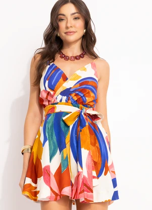 Farm - Macaquinho Luiza Off White - FARM