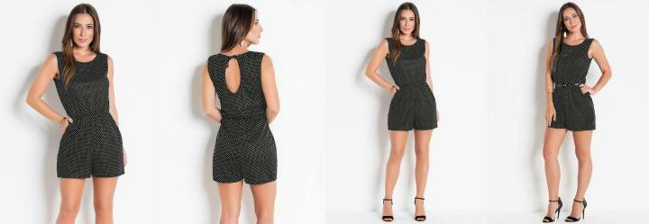 Macaquinho Po com Bolsos Funcionais