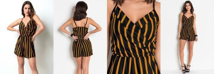 Macaquinho Preto e Caramelo com Alas