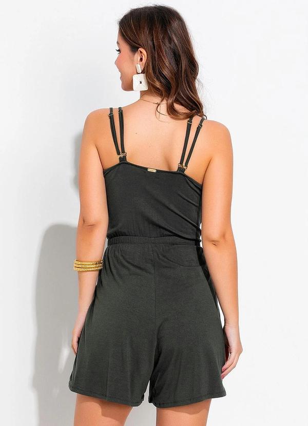 Quintess - Macaquinho Verde em Malha de Viscose 2