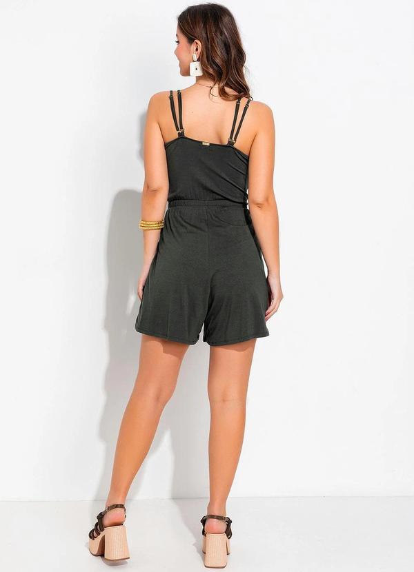 Quintess - Macaquinho Verde em Malha de Viscose 4