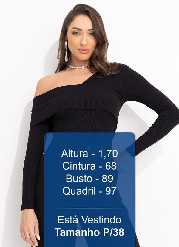 Colcci - Blusa Canelada Preto 5