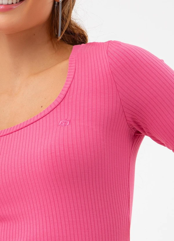 Colcci - Blusa Canelada Rosa 6