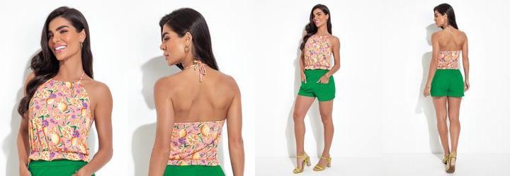 Blusa Ctrico - Frutas em Malha
