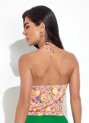 Moda Pop - Blusa Cítrico - Frutas em Malha - MODA POP