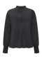 Lunender - Blusa com Gola em Malha Texturizada Cinza - variação: Cinza