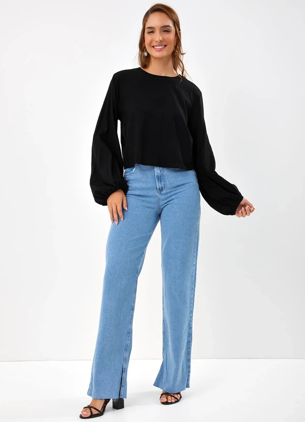 Colcci - Blusa em Viscose Preto 3