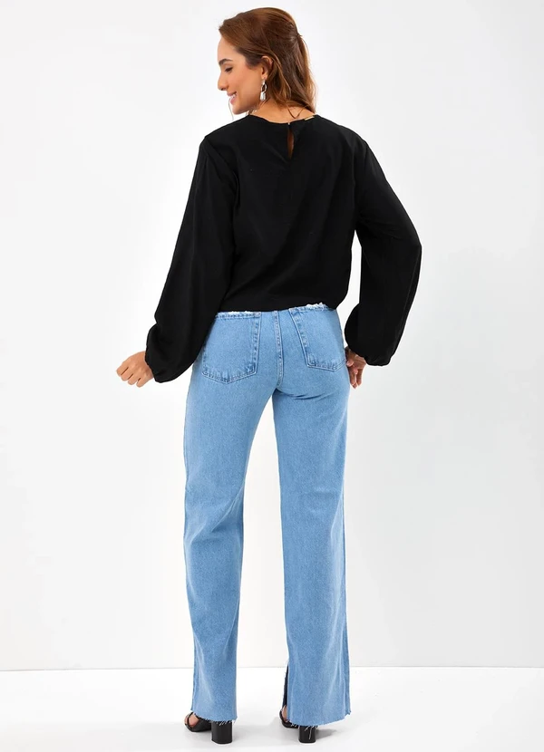 Colcci - Blusa em Viscose Preto 4