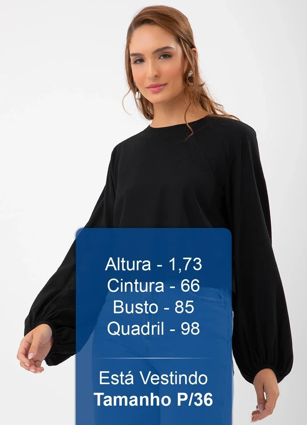 Colcci - Blusa em Viscose Preto 5