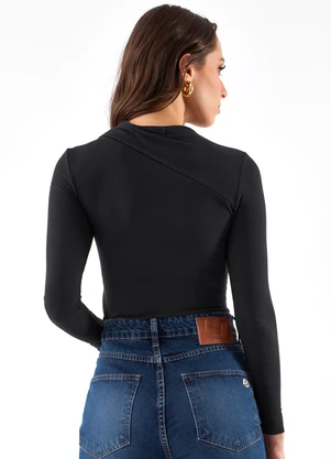 Colcci - Blusa em Viscose Preto - COLCCI