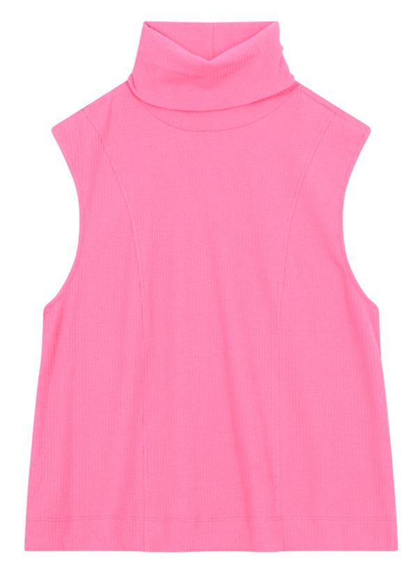 Essendi - Blusa Feminina Gola Rolê Rosa 3