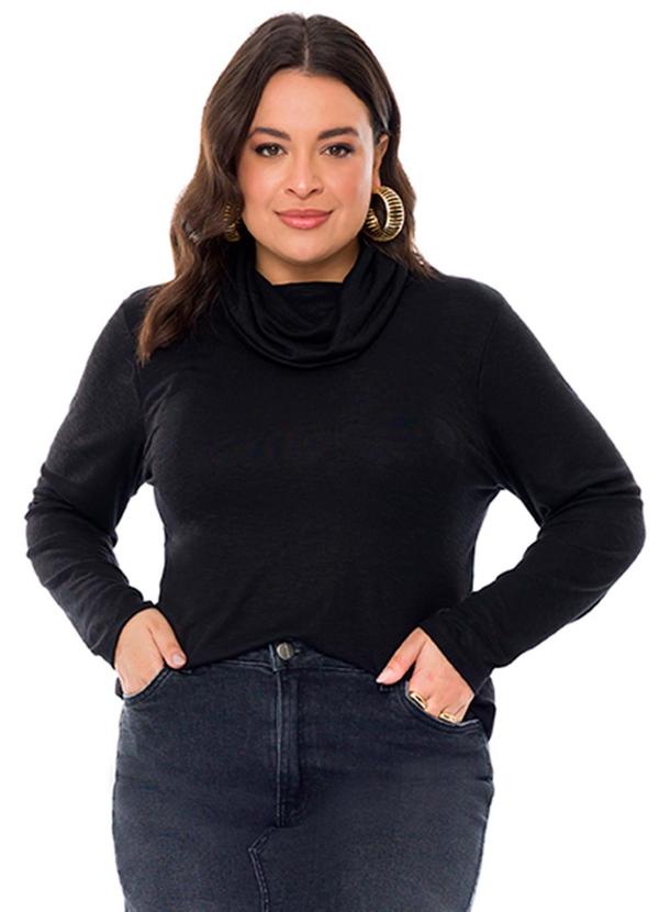 Lisamour - Blusa Feminina Preto