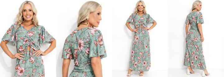 Blusa Floral Colorido em Malha