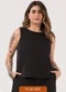 Lunender Mais Mulher - Blusa Plus Size com Aberturas Laterais Bege - variação: Preto
