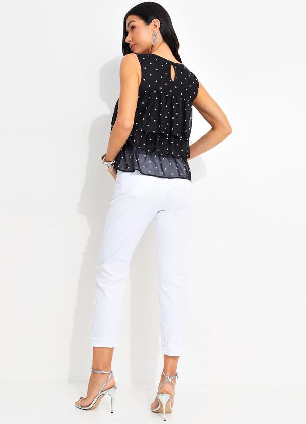 bonprix - Blusa Poá Preto em Tule 4