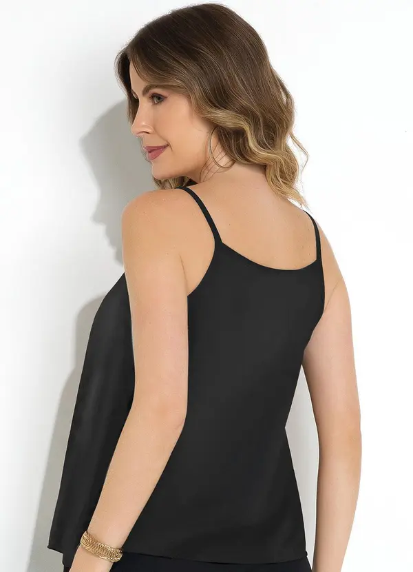 Moda Pop - Blusa Preto em Malha 2