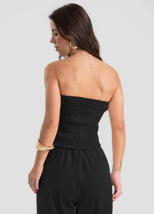 Dianna - Blusa Tomara que Caia Feminina Preto - DIANNA