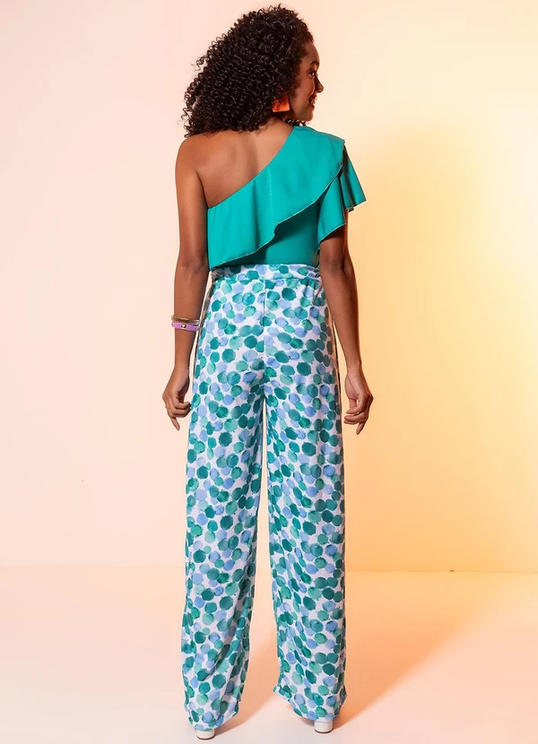 Moda Pop - Blusa Verde Turquesa em Malha 4