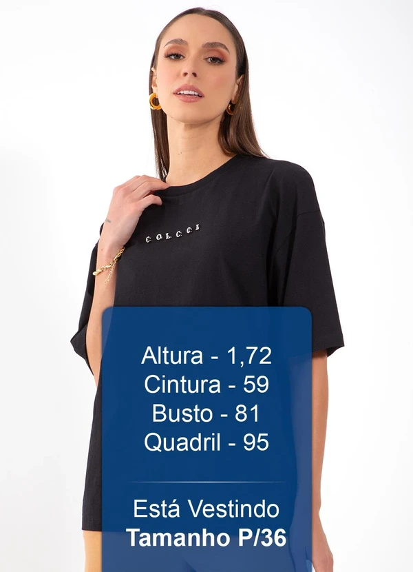 Colcci - Camiseta em Algodão Preto 5