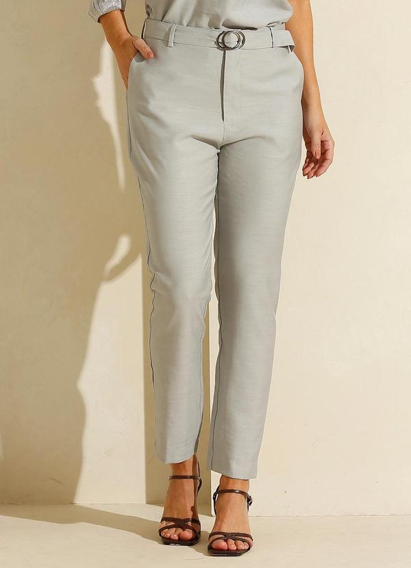 Rafree - Calça Alfaiataria Fem Cinza