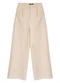 Enfim - Calça Alfaiataria Wide Leg Areia - variação: Areia