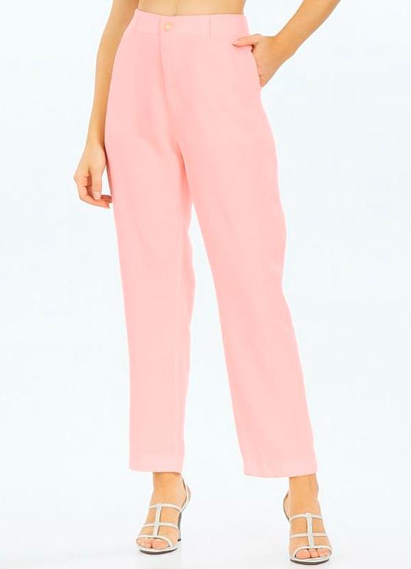 Rafree - Calça Alfaiataria Zara Rosa