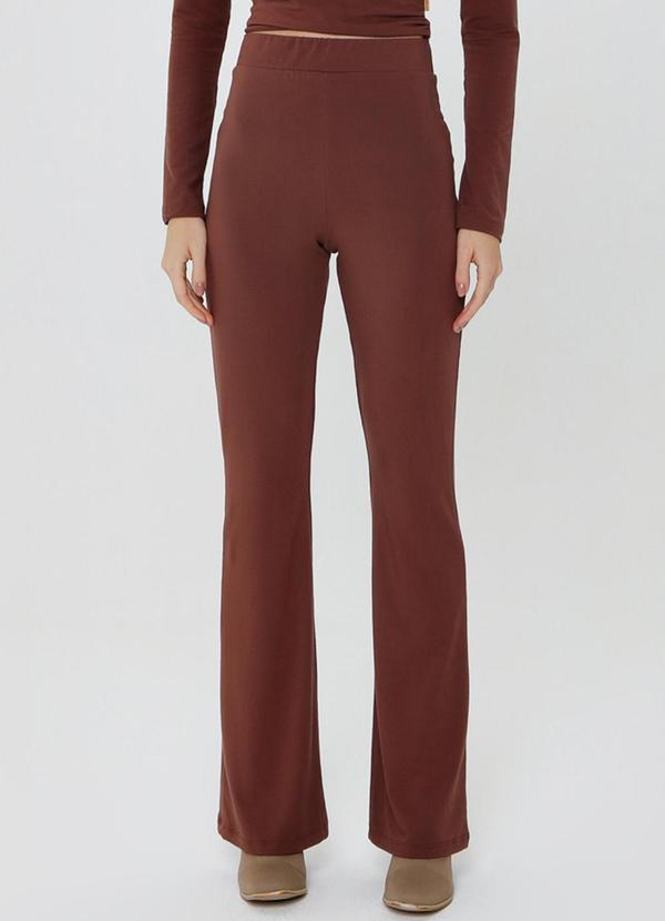 Gatabakana - Calca Boot Cut Power Marrom 1