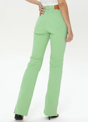 Outlet - Calca Boot Cut Verde - OUTLET